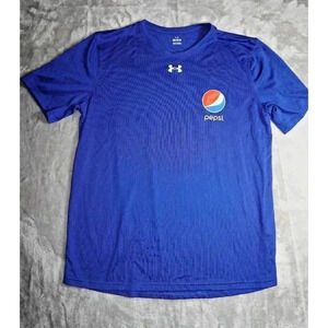 Pepsi Underarmour Short Sleeve Soft Polyester T Shirt Size M